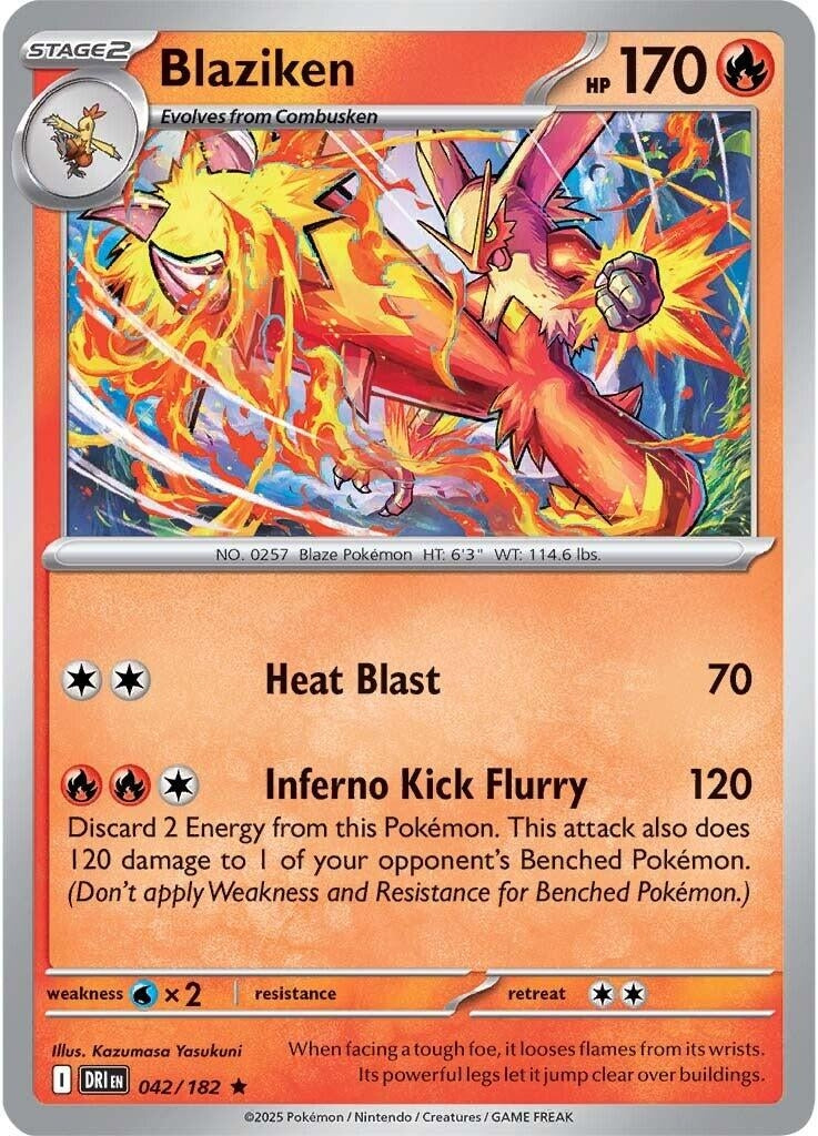 Image for Blaziken (042/182) - Pokemon