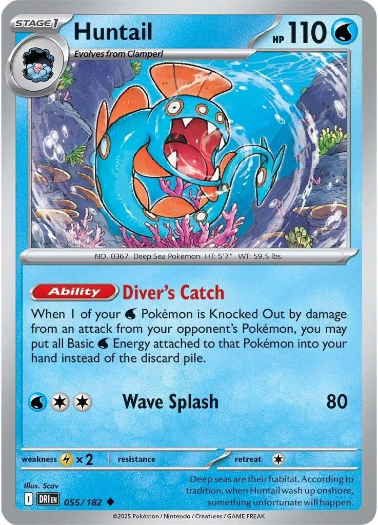 Image for Huntail (055/182) - Pokemon