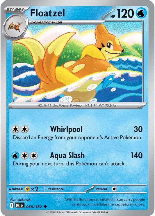 Image for Floatzel (058/182) - Pokemon
