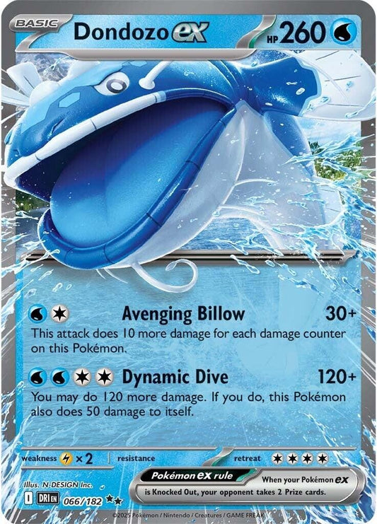 Image for Dondozo ex (066/182) - Pokemon