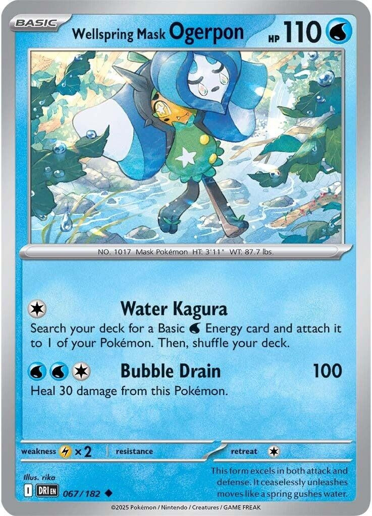 Image for Wellspring Mask Ogerpon (067/182) - Pokemon