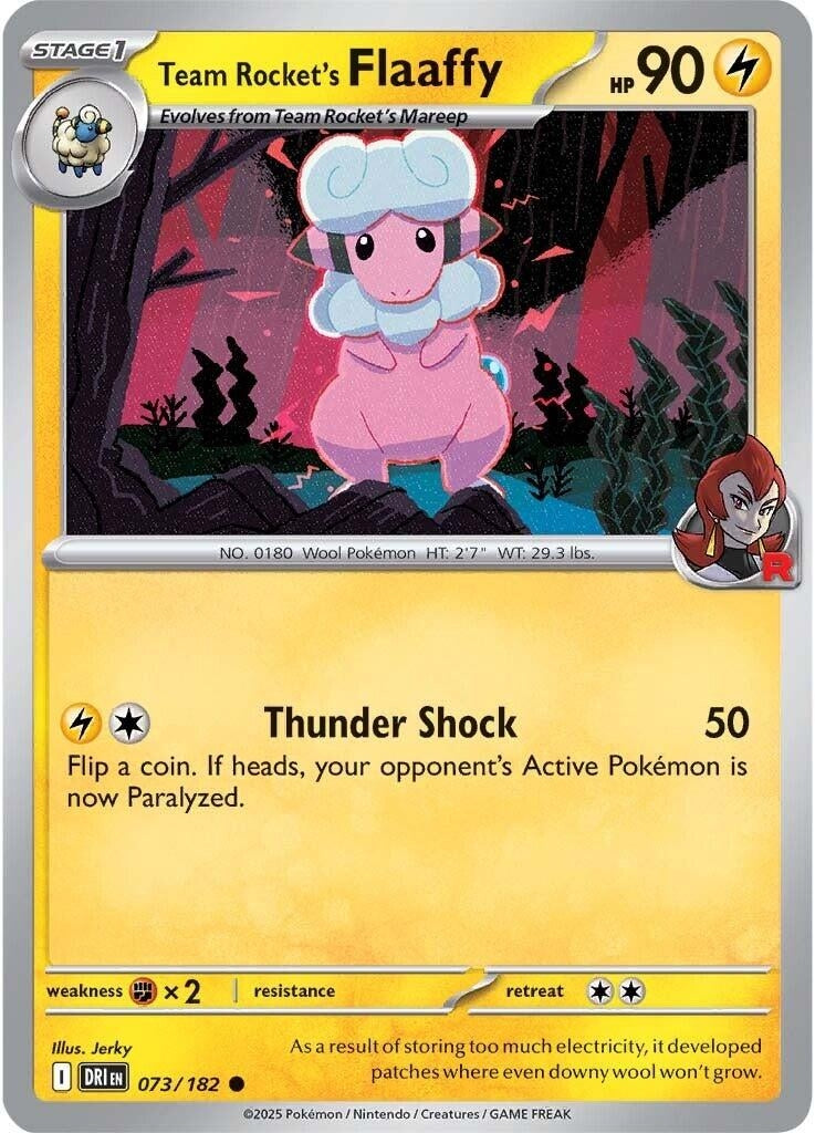 Image for Team Rocket's Flaaffy (073/182) - Pokemon