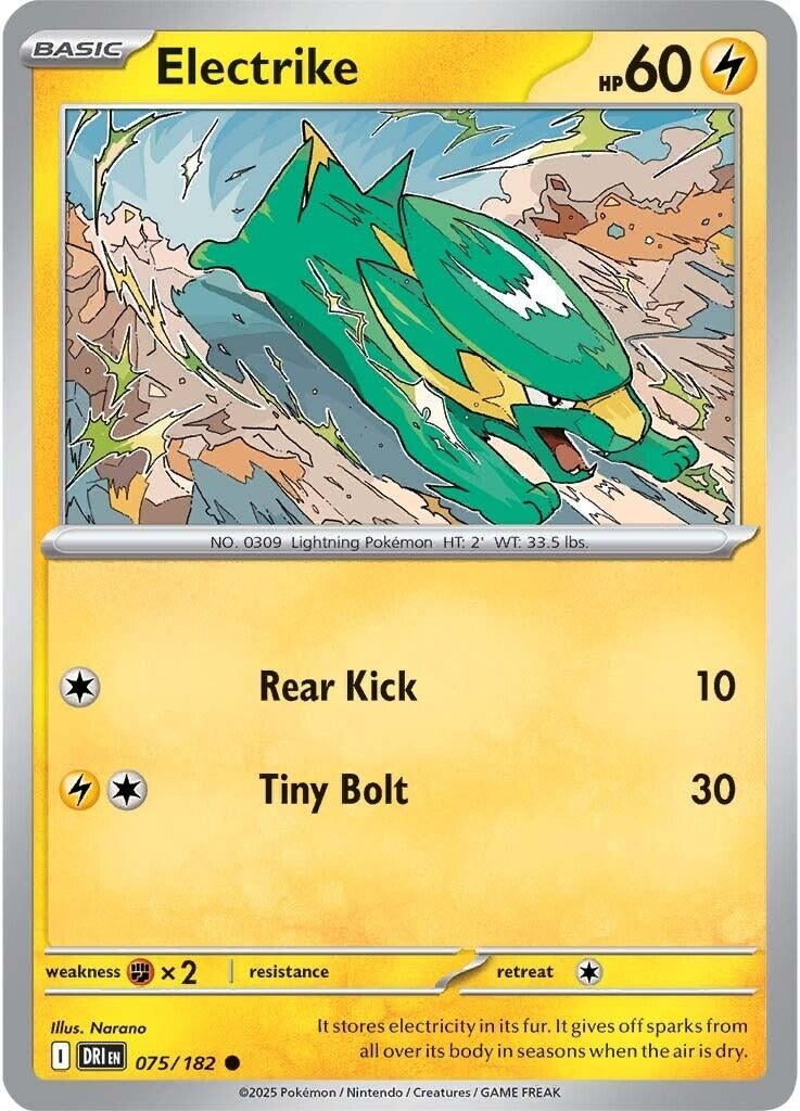 Image for Electrike (075/182) - Pokemon