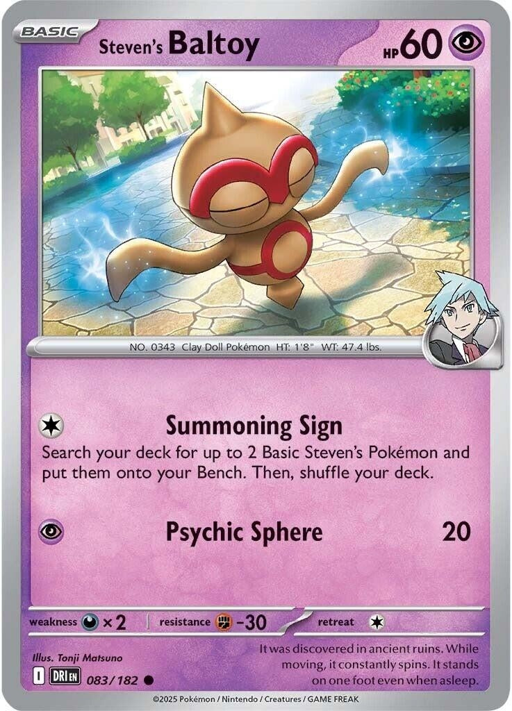 Image for Steven's Baltoy (083/182) - Pokemon