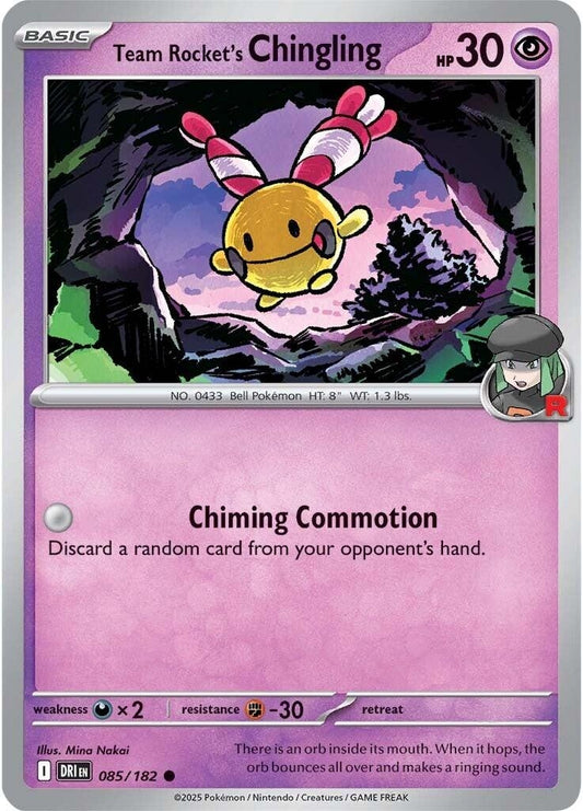 Image for Team Rocket's Chingling (085/182) - Pokemon