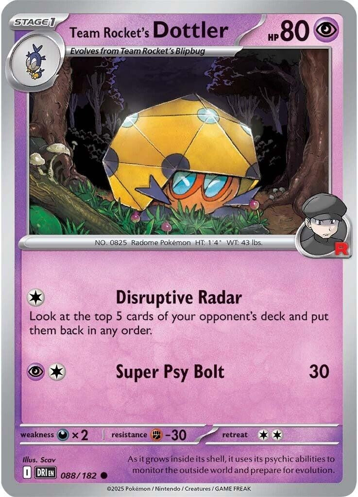 Image for Team Rocket's Dottler (088/182) - Pokemon