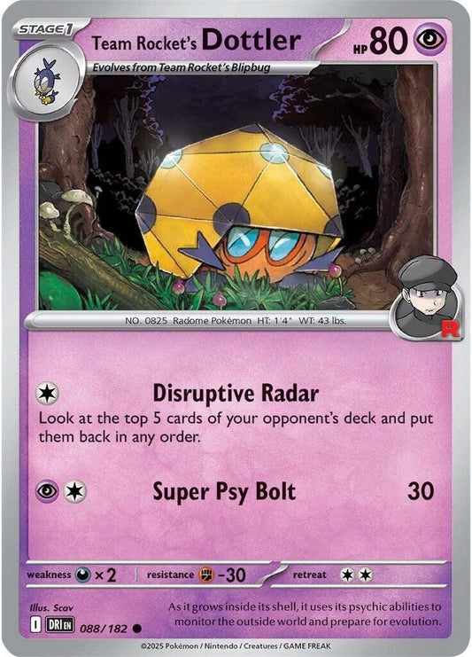 Image for Team Rocket's Dottler (088/182) - Pokemon