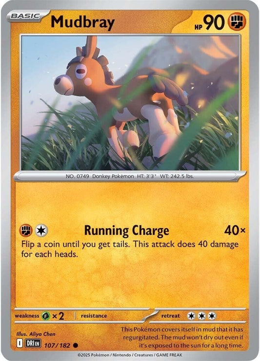 Image for Mudbray (107/182) - Pokemon