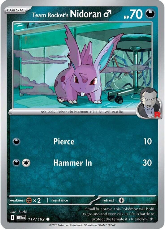 Image for Team Rocket's Nidoran M (117/182) - Pokemon