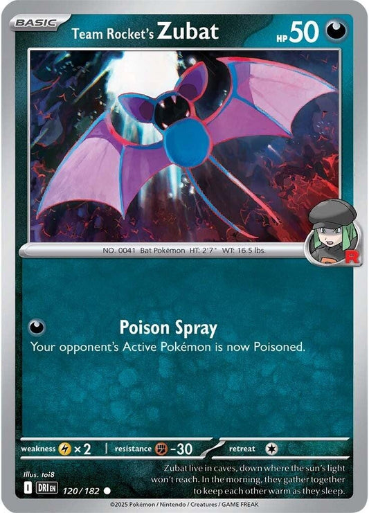 Image for Team Rocket's Zubat (120/182) - Pokemon