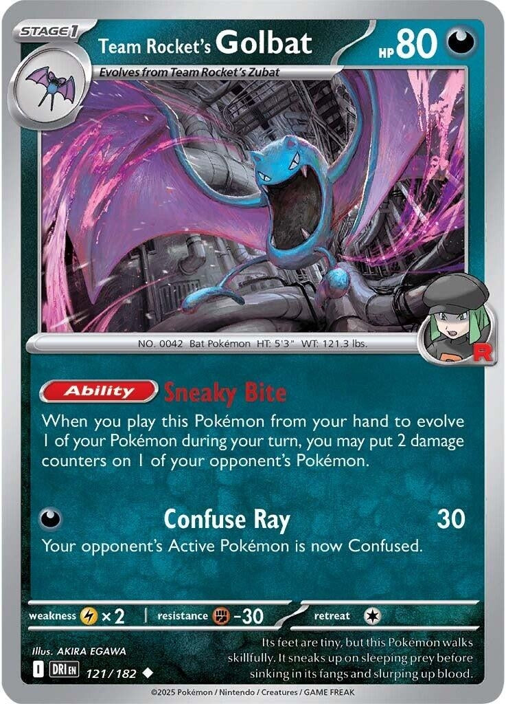 Image for Team Rocket's Golbat (121/182) - Pokemon