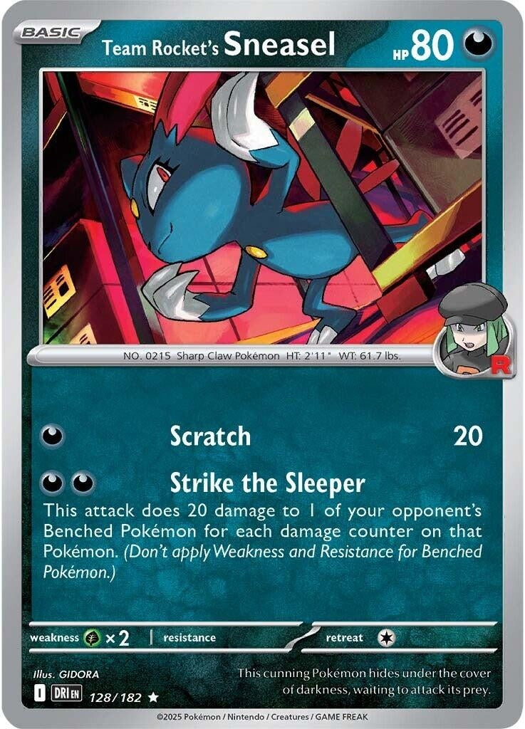 Image for Team Rocket's Sneasel (128/182) - Pokemon