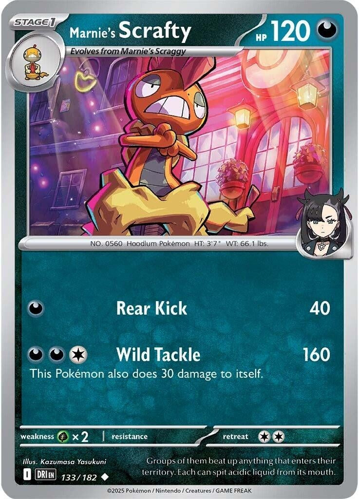 Image for Marnie's Scrafty (133/182) - Pokemon