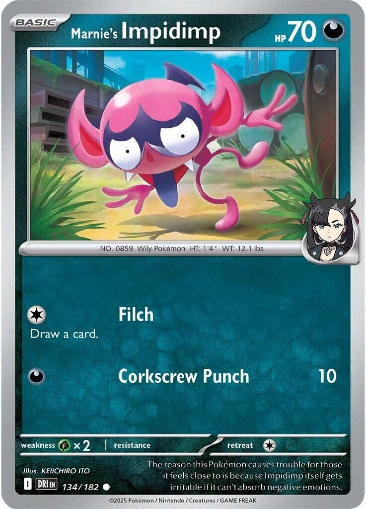 Image for Marnie's Impidimp (134/182) - Pokemon