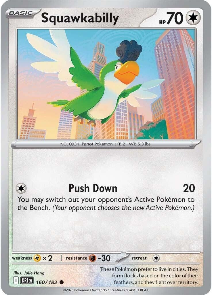 Image for Squawkabilly (160/182) - Pokemon