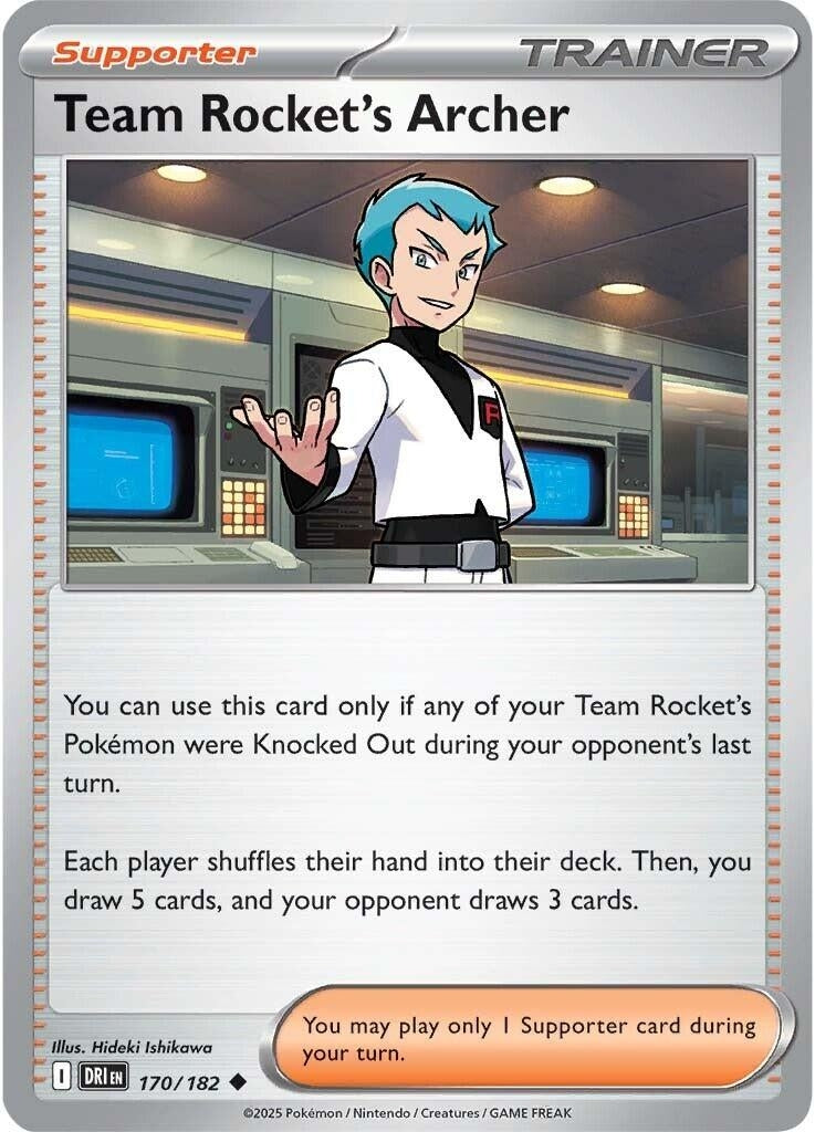 Image for Team Rocket's Archer (170/182) - Pokemon
