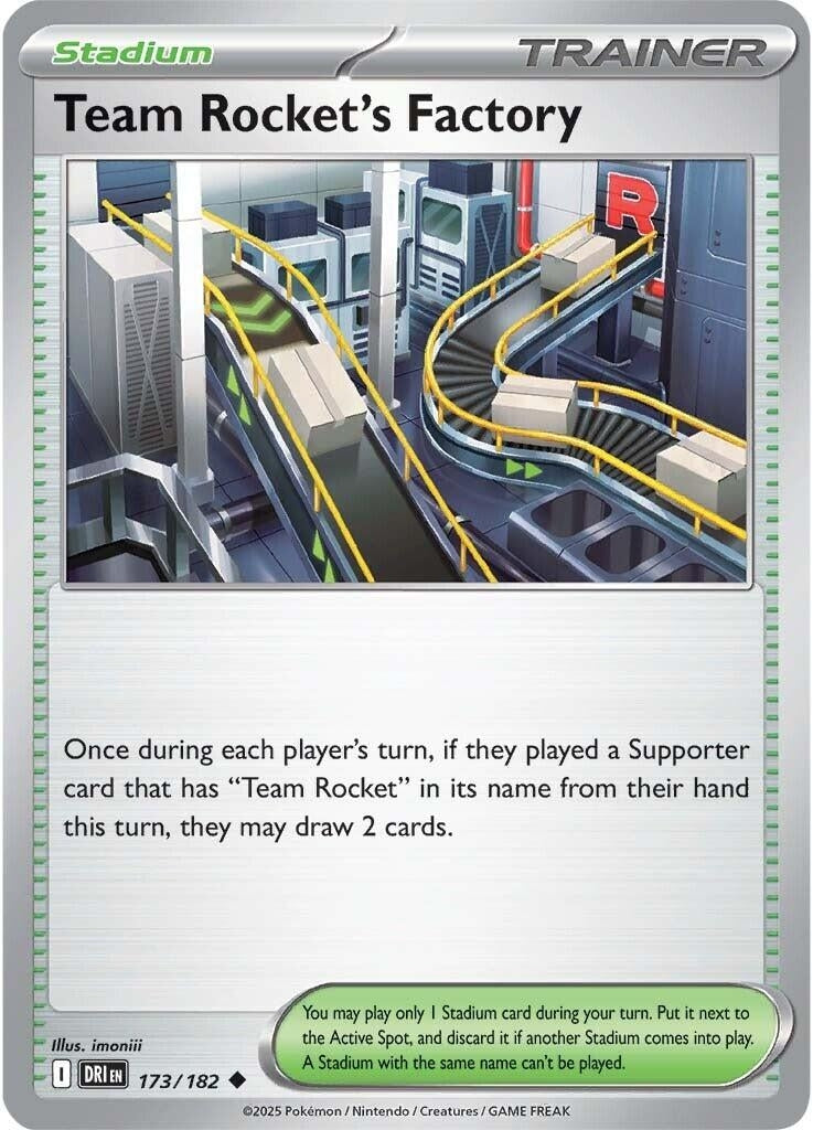 Image for Team Rocket's Factory (173/182) - Pokemon