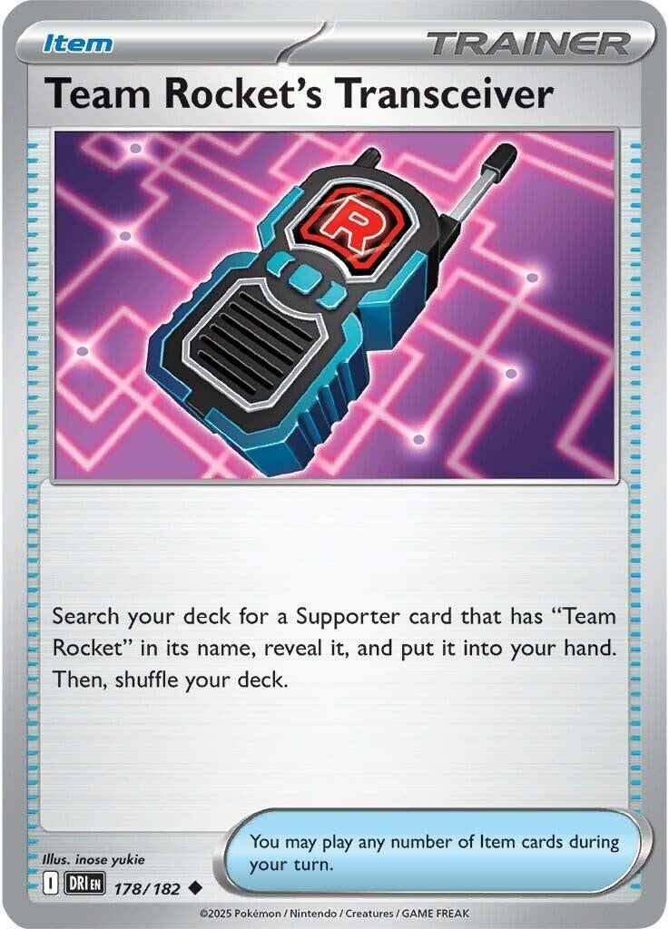 Image for Team Rocket's Transceiver (178/182) - Pokemon