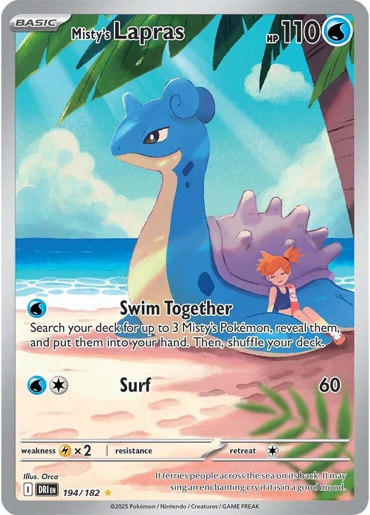 Image for Misty's Lapras (194/182) - Pokemon