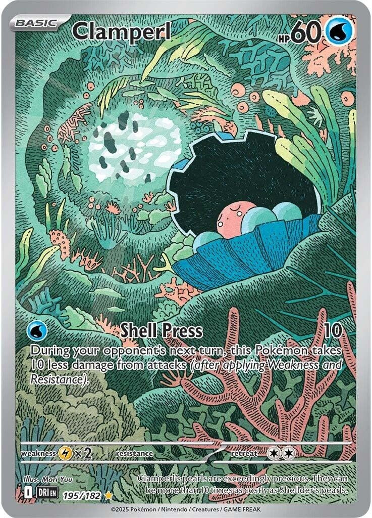 Image for Clamperl (195/182) - Pokemon