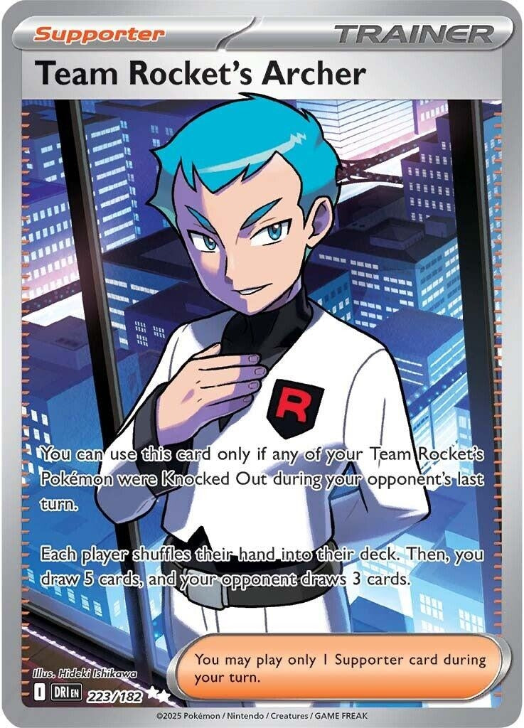 Image for Team Rocket's Archer (223/182) - Pokemon