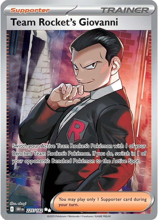 Image for Team Rocket's Giovanni (225/182) - Pokemon