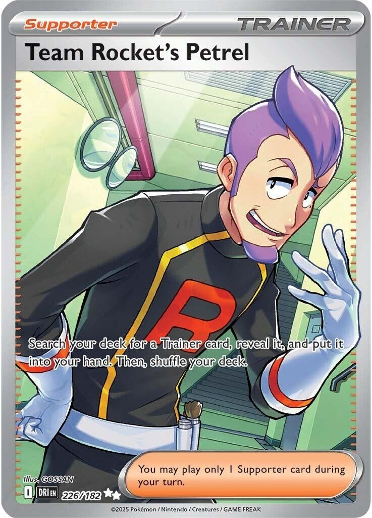 Image for Team Rocket's Petrel (226/182) - Pokemon