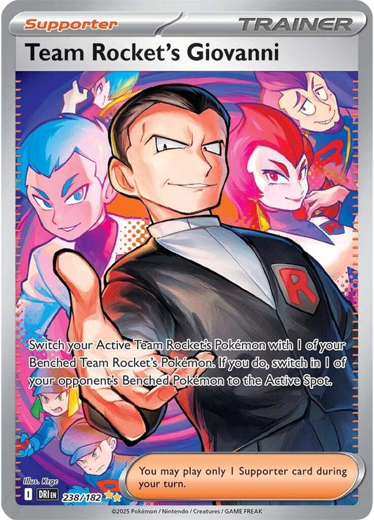 Image for Team Rocket's Giovanni (238/182) - Pokemon