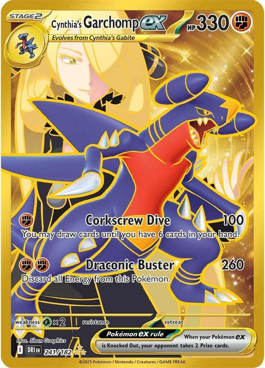 Image for Cynthia's Garchomp ex (241/182) - Pokemon