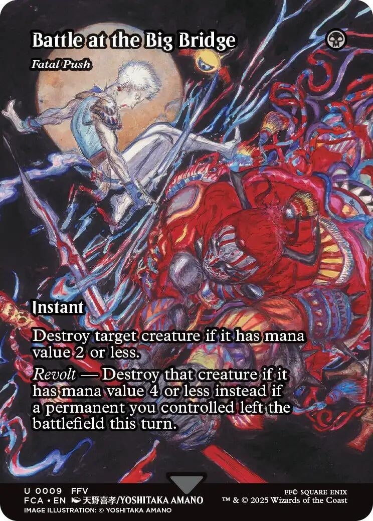 Image for Battle at the Big Bridge - Fatal Push (Showcase) (9) - Magic: The Gathering