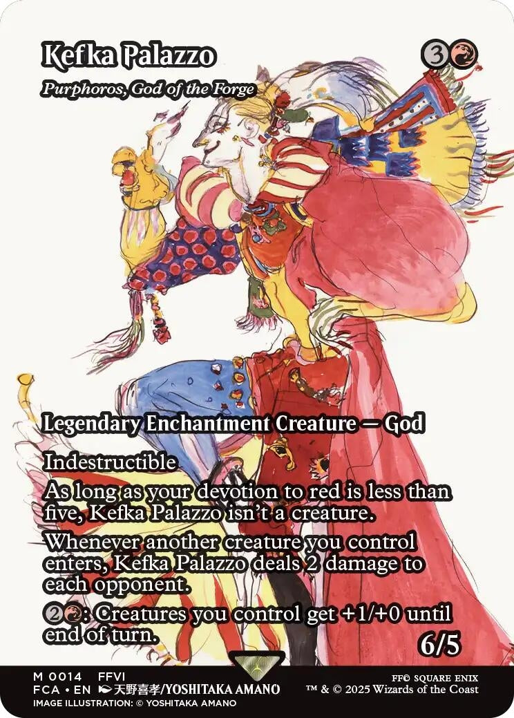 Image for Kefka Palazzo - Purphoros, God of the Forge (Showcase) (14) - Magic: The Gathering