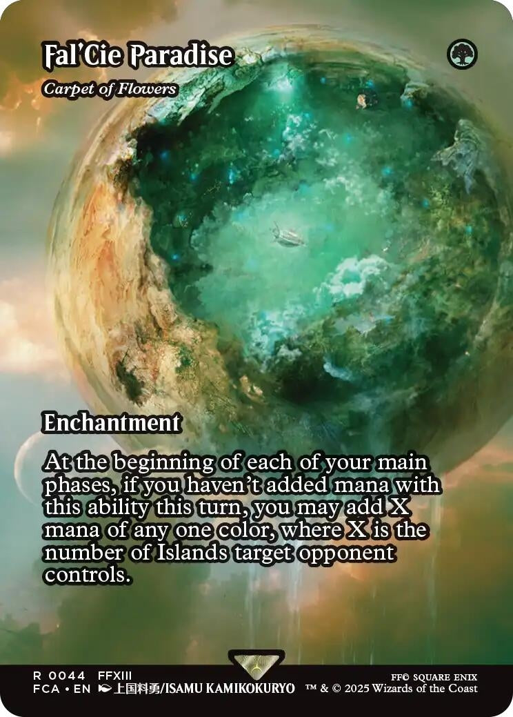 Image for Fal'Cie Paradise - Carpet of Flowers (Showcase) (44) - Magic: The Gathering
