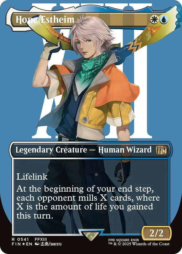 Image for Hope Estheim (Borderless) (Surge Foil) (541) - Magic: The Gathering