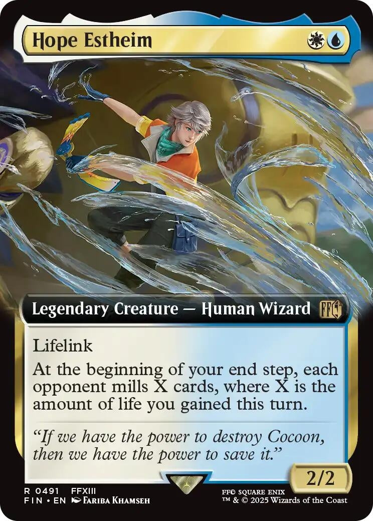 Image for Hope Estheim (Extended Art) (491) - Magic: The Gathering