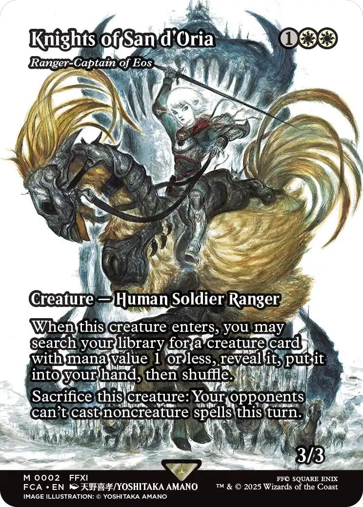 Image for Knights of San d'Oria - Ranger-Captain of Eos (Showcase) (2) - Magic: The Gathering