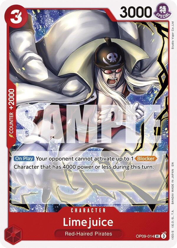 Image for Limejuice (Reprint) (OP09-014) - One Piece Card Game