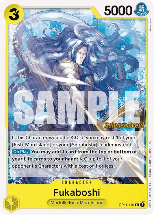 Image for Fukaboshi (OP11-110) - One Piece Card Game