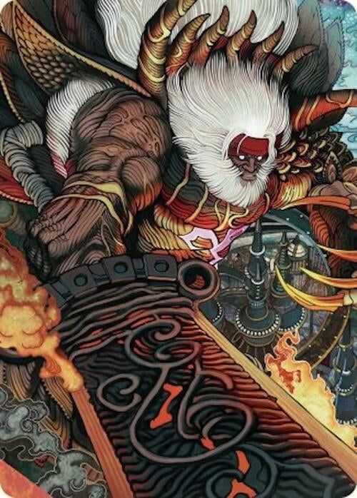 Image for Braska's Final Aeon Art Card (39) - Magic: The Gathering