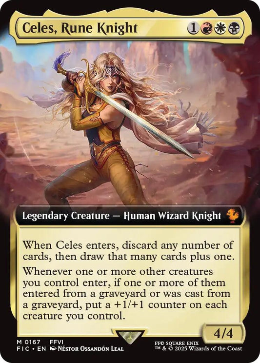Image for Celes, Rune Knight (Extended Art) (167) - Magic: The Gathering