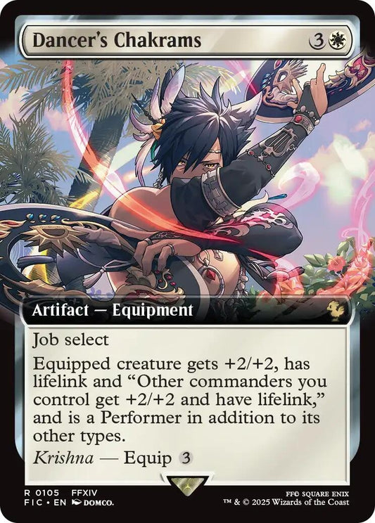 Image for Dancer's Chakrams (Extended Art) (105) - Magic: The Gathering