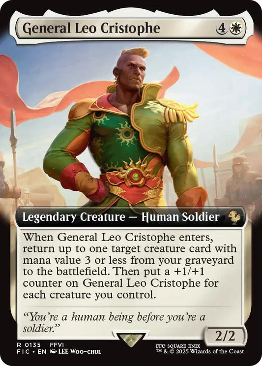 Image for General Leo Cristophe (Extended Art) (135) - Magic: The Gathering