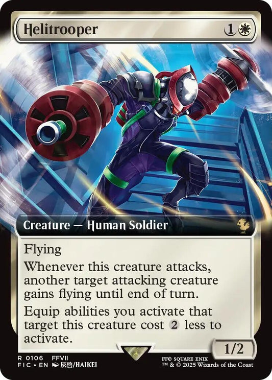 Image for Helitrooper (Extended Art) (106) - Magic: The Gathering