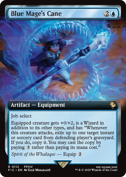 Image for Blue Mage's Cane (Extended Art) (112) - Magic: The Gathering