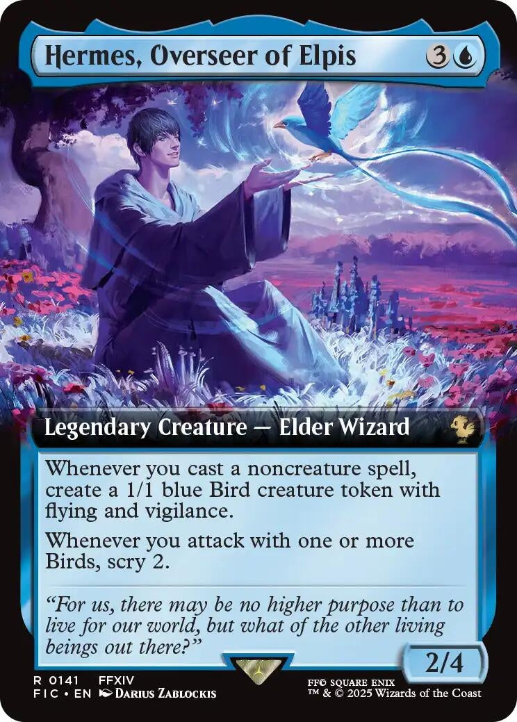 Image for Hermes, Overseer of Elpis (Extended Art) (141) - Magic: The Gathering