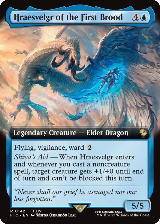 Image for Hraesvelgr of the First Brood (Extended Art) (142) - Magic: The Gathering