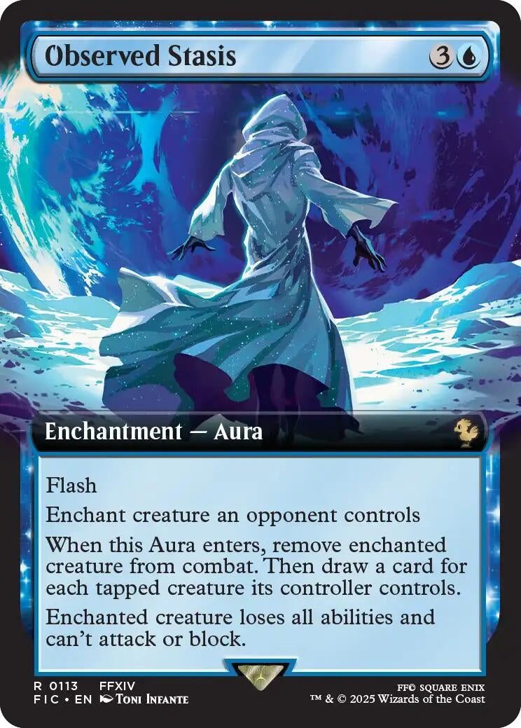 Image for Observed Stasis (Extended Art) (113) - Magic: The Gathering