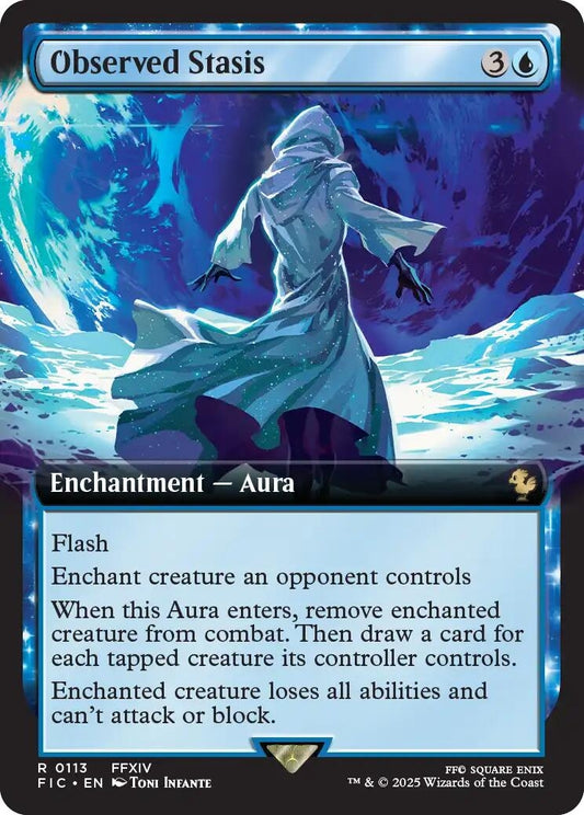 Image for Observed Stasis (Extended Art) (113) - Magic: The Gathering
