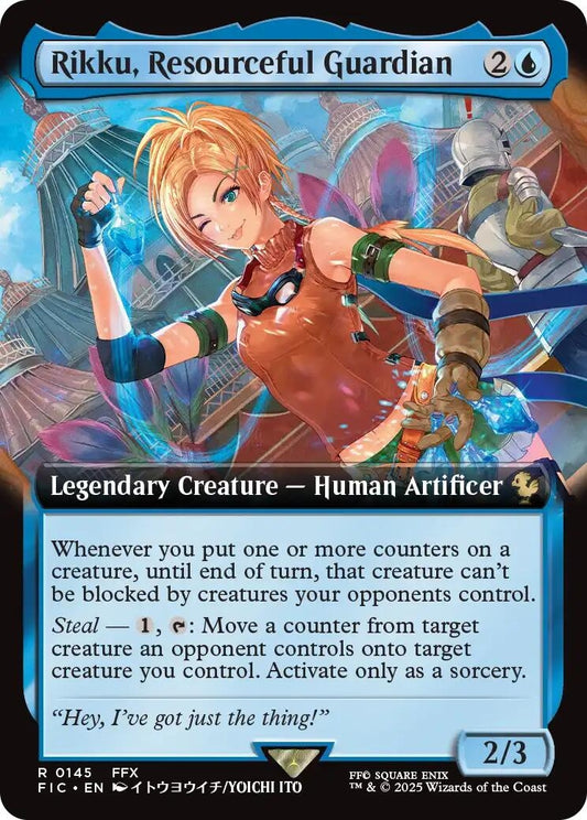 Image for Rikku, Resourceful Guardian (Extended Art) (145) - Magic: The Gathering