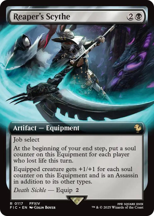 Image for Reaper's Scythe (Extended Art) (117) - Magic: The Gathering