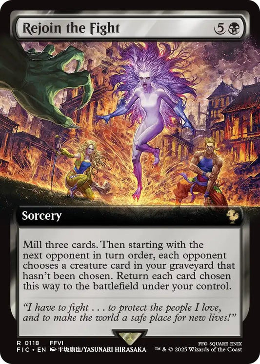 Image for Rejoin the Fight (Extended Art) (118) - Magic: The Gathering